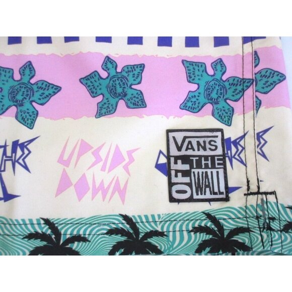 Vans x Stranger Things Men's California Stripe OTW Volley Swim shorts NWT - Picture 3 of 4